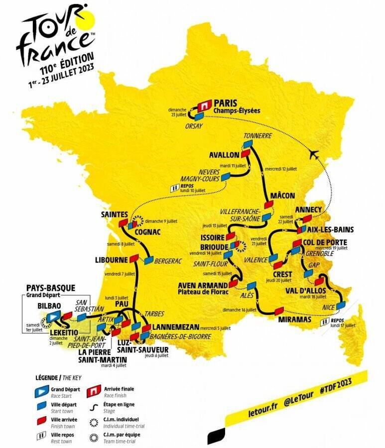 Tdf 2023 Route