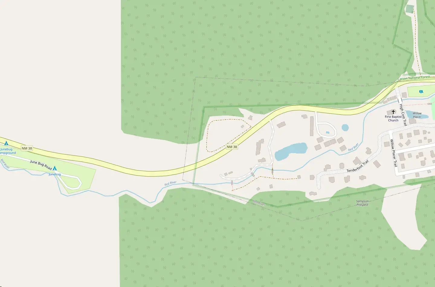 River Ranch Rv Map 4K River Ranch RV and Lodging in Red River, United States of America ...
