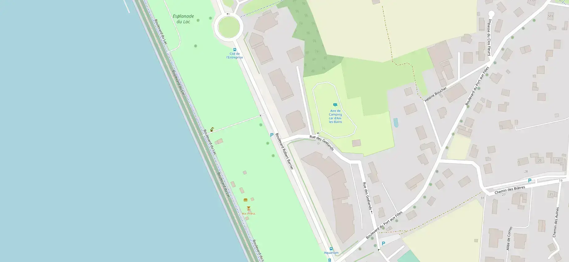 Aire Camping-car Park d'Aix les Bains in Aix-les-Bains, Frankreich (2026) |  Buchen Sie Ihren Campingplatz auf JetCamp.com