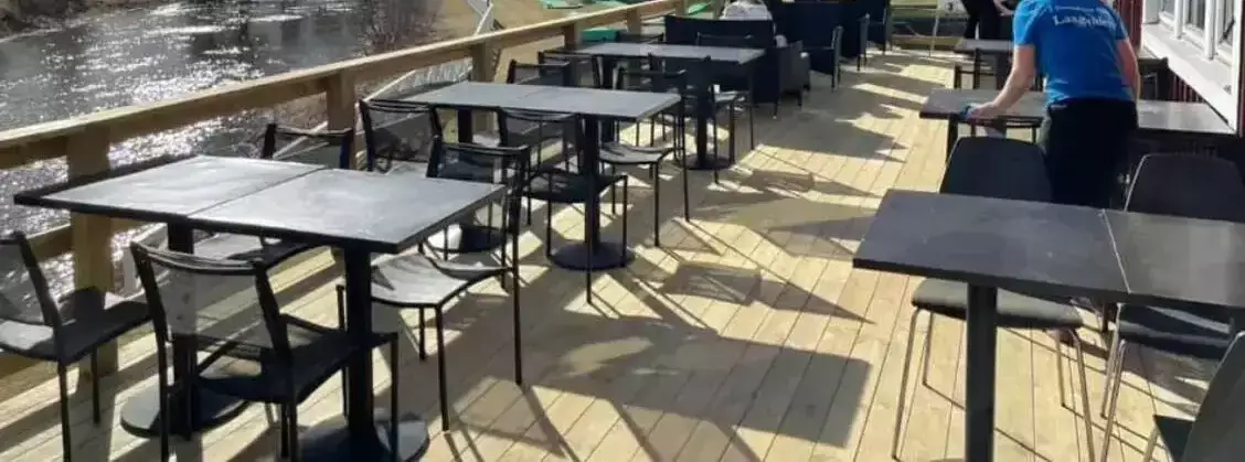 Kafé restaurant bar Älvkarleby Fiskecamping