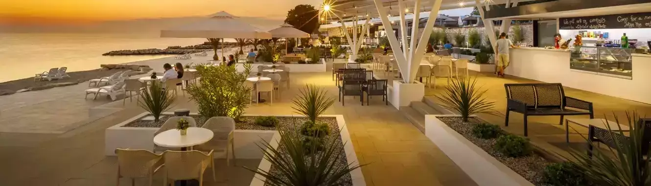 Kavárna restaurace bar Aminess Planet Camping Maravea Resort
