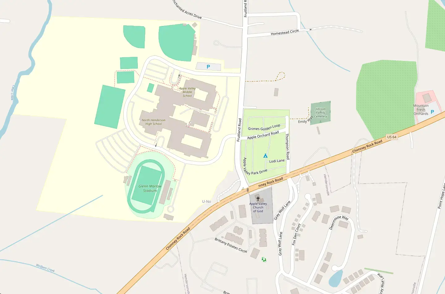 Apple Valley Travel Park in Hendersonville, United States of America ...
