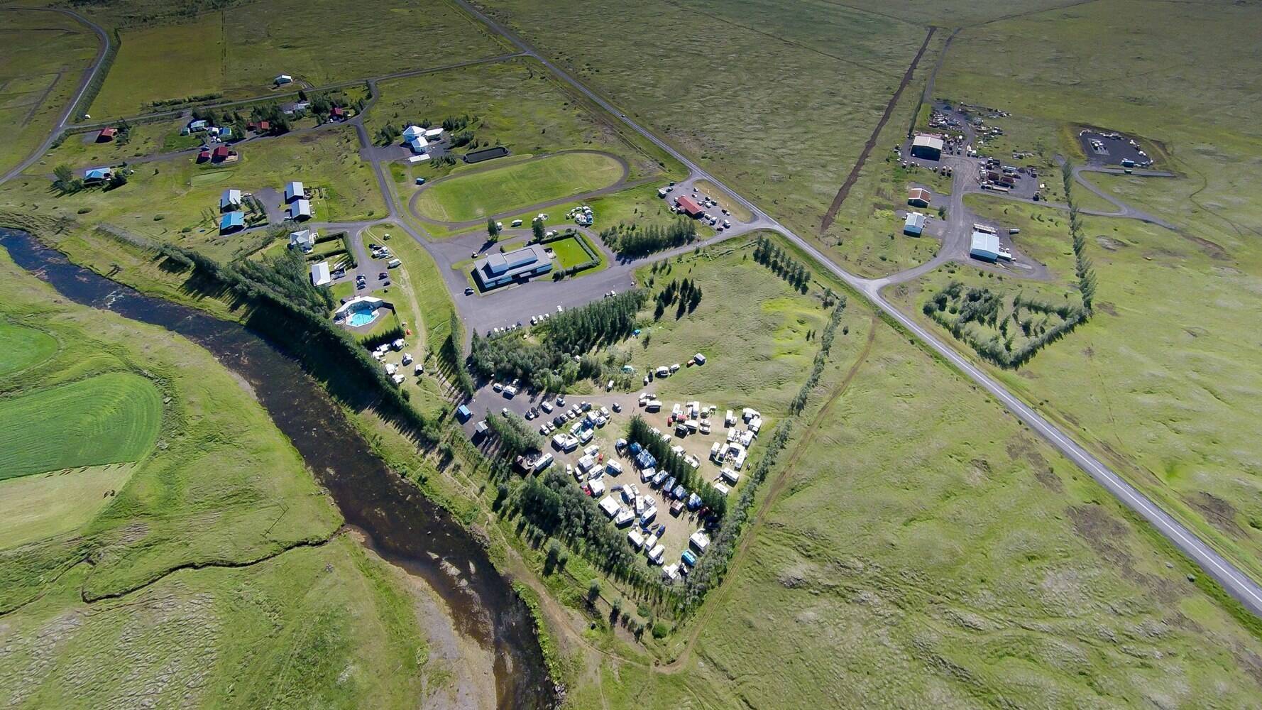 árnes Campingcround in Stóri Núpur, IJsland (2023) | JetCamp.com