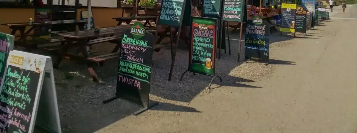 Kavárna restaurace bar Autocamping Rozkoš