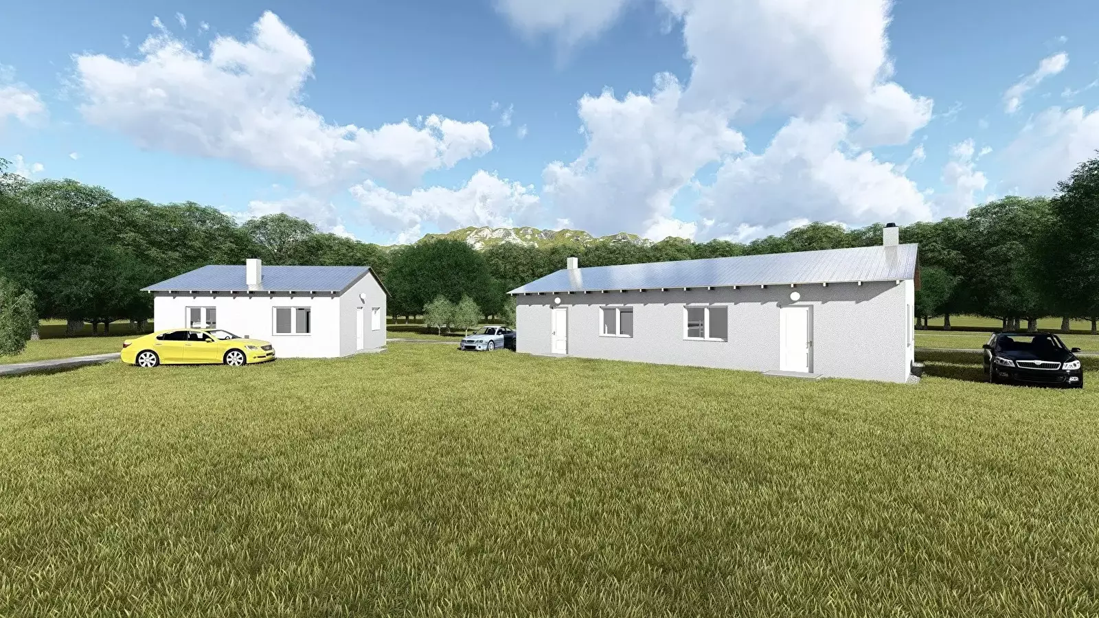 Cabana-Bungalow Autokemp Pod Lesem