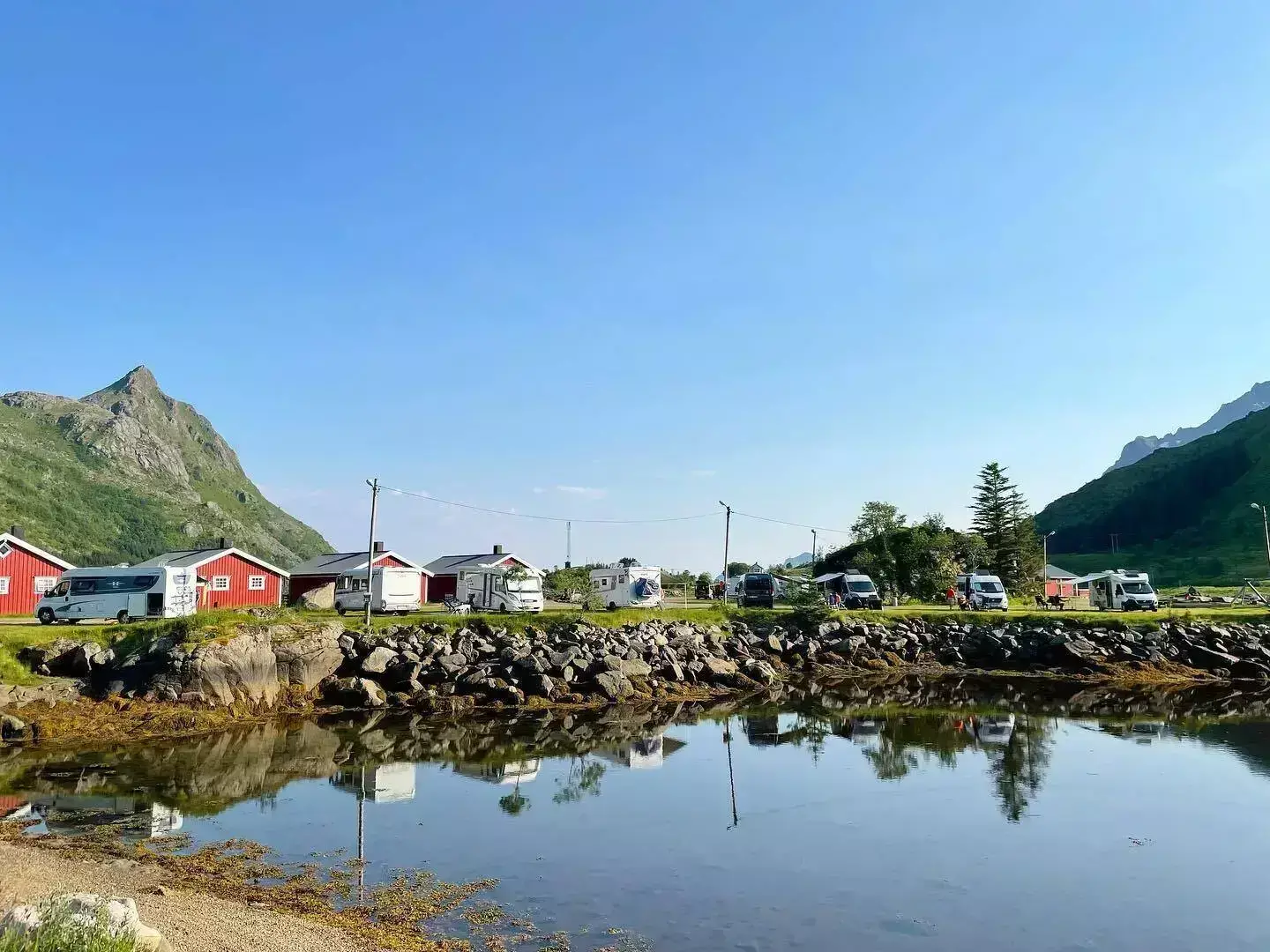 Přehled lokalit Brustranda Fjordcamping