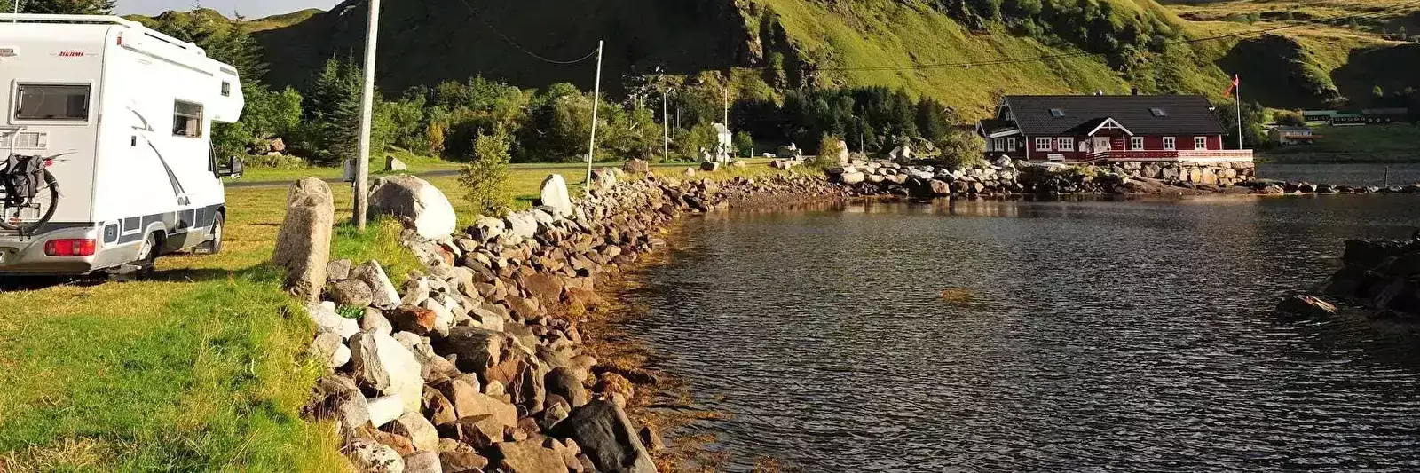 Stání pro karavany Brustranda Fjordcamping
