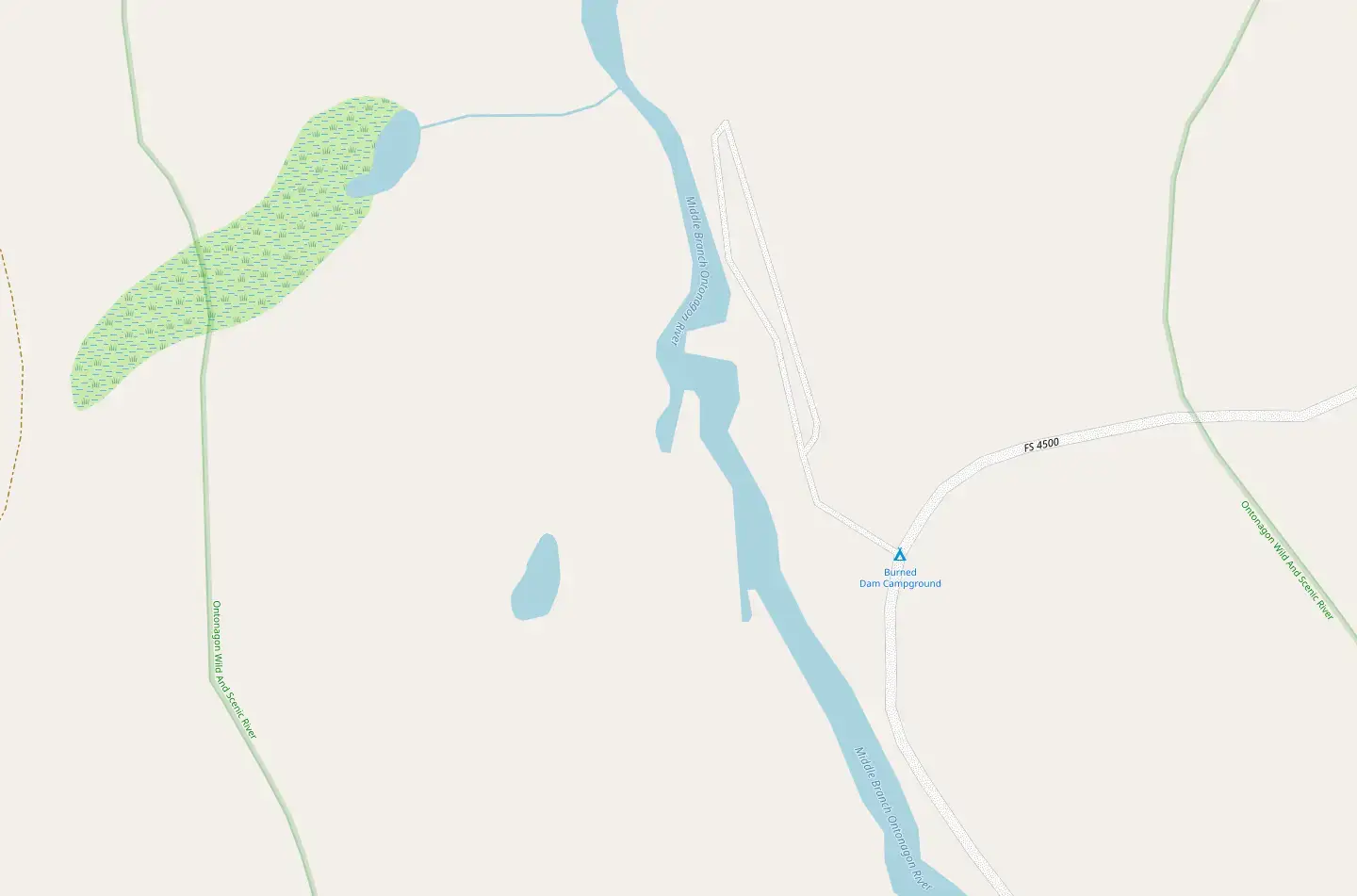 Burned Dam Campground In Watersmeet United States Of America 2026 Burned Dam Campground Map 795109.webp