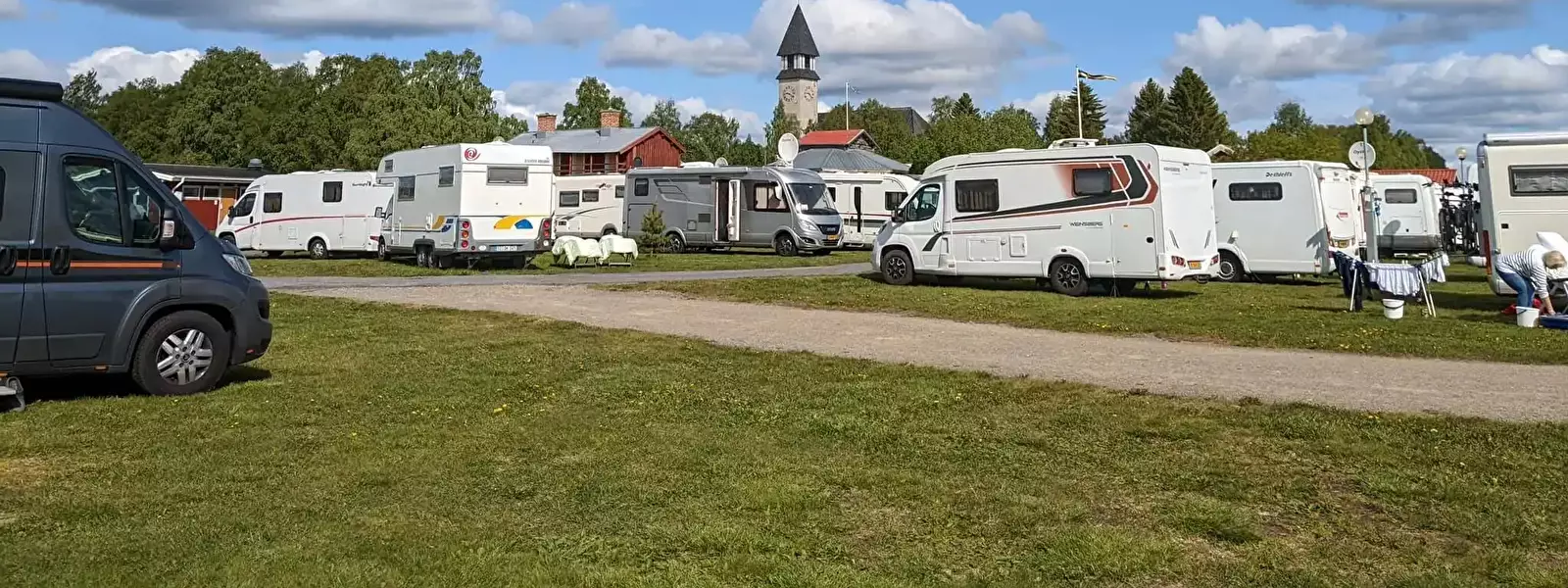 Campervan pitch Burträsk Camping