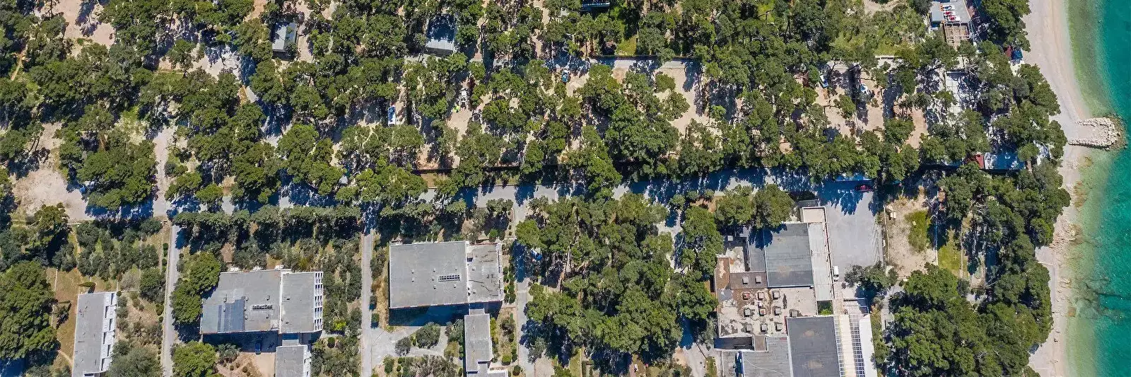 Přehled lokalit Camp Riviera Makarska