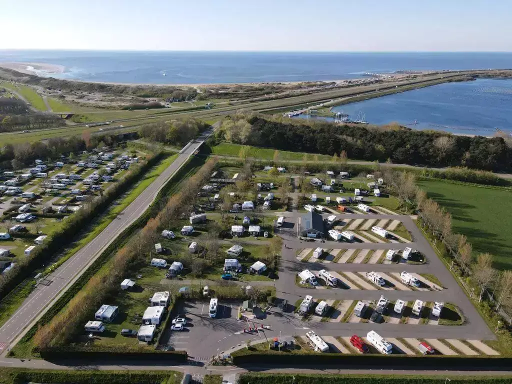 Aperçu de l'emplacement Camperplaats Brouwersdam