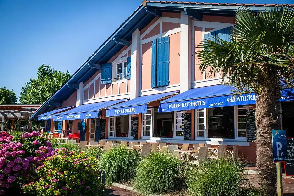 Kavárna restaurace bar Camping Ametza