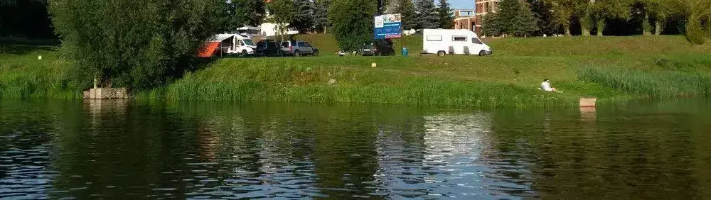 Aussicht Camping an der Oder