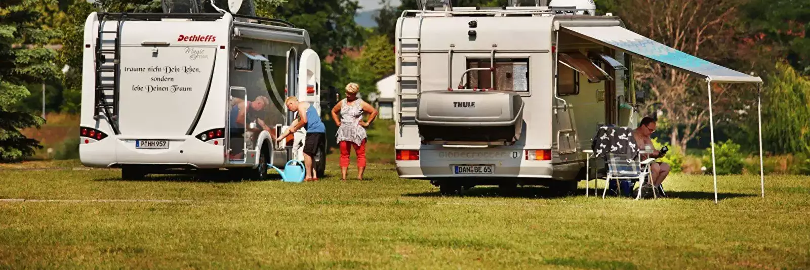 Wohnmobilstellplatz Camping an der Oder