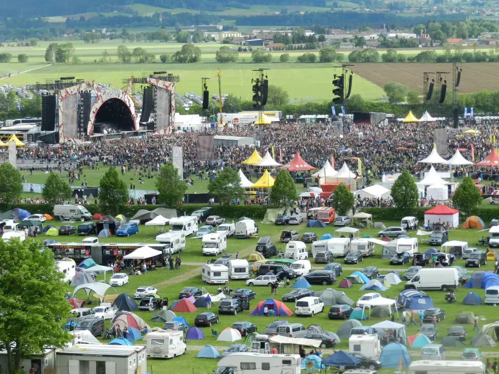 Vue Camping at the Red Bull Ring