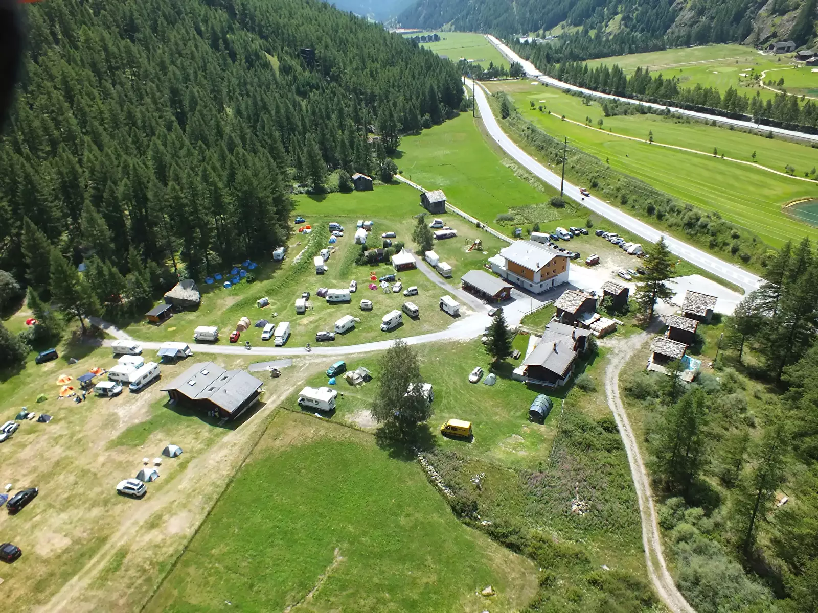 Aussicht Camping Attermenzen