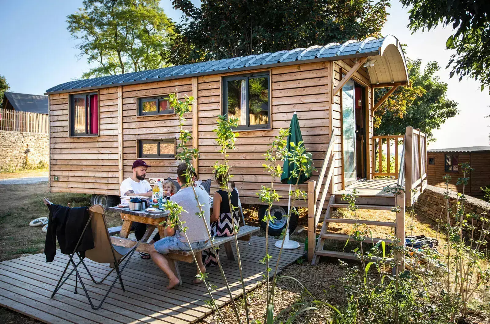 Woonwagen Camping Aurilandes