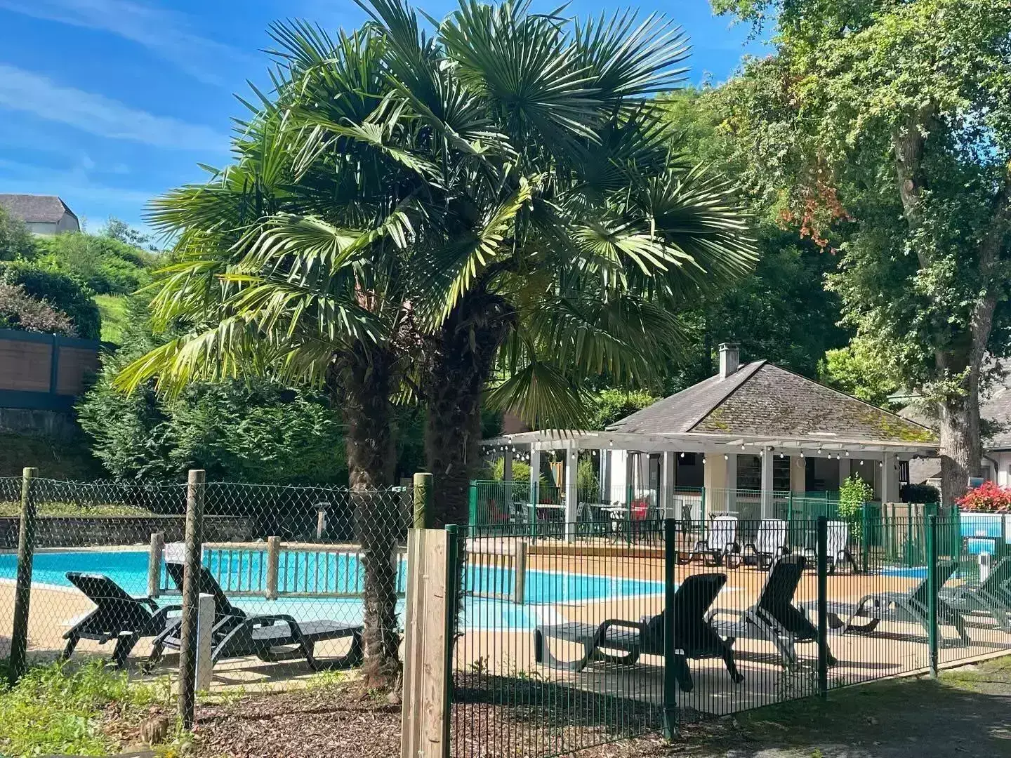 Schwimmbad Camping Barétous-Pyrénées