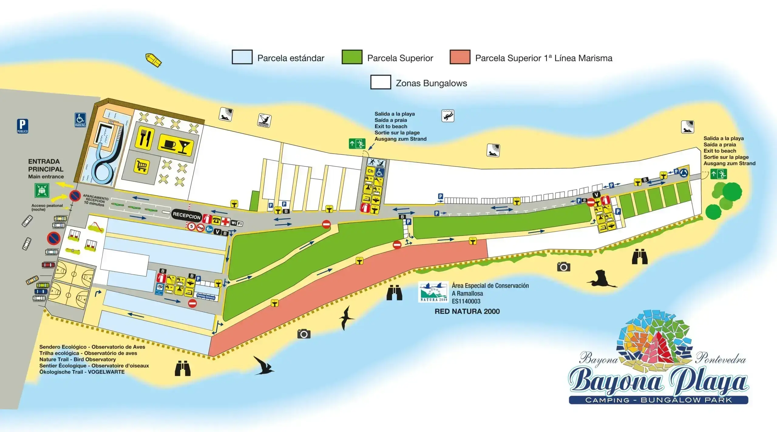 Camping Bayona Playa in Baiona, Spain (2026) | All campings on JetCamp.com