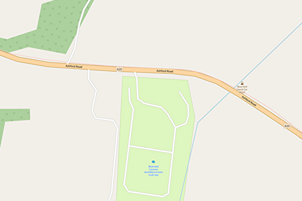 Camping And Caravan Club Sites Map Camping Bearsted Caravan Club Site In Maidstone, Uk | Jetcamp.com