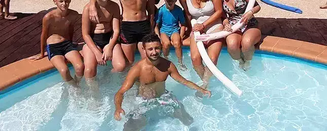 Swimming pool Camping Beau Veze