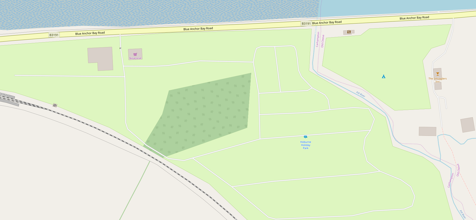 Camping Blue Anchor Hoburne in Blue Anchor, UK (2023)