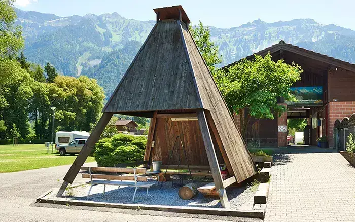 Lage Camping Bönigen (Interlaken) - Tcs