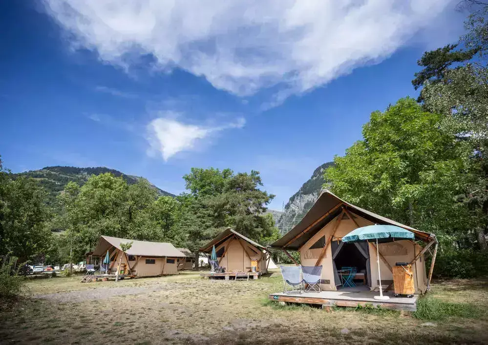Aussicht Camping Bourg Saint Maurice - Huttopia