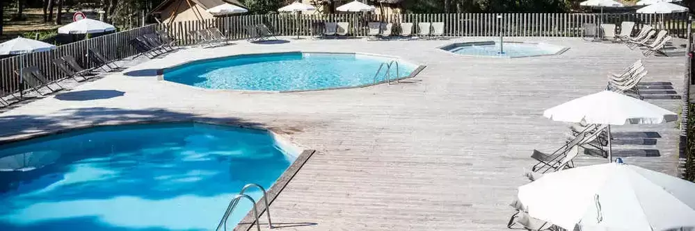 Schwimmbad Camping Bourg Saint Maurice - Huttopia
