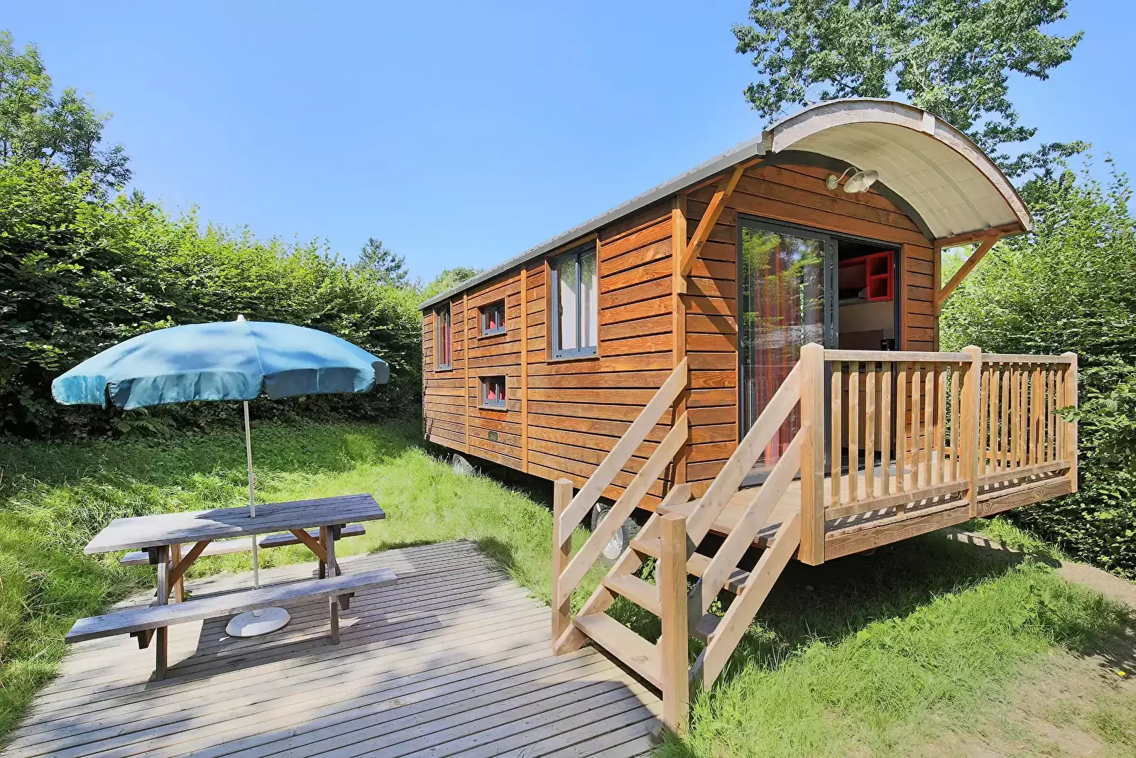 Wohnwagen Camping Brigerbad