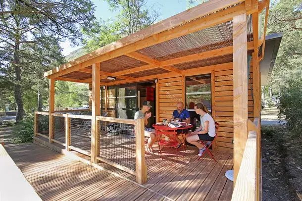 Chalet-Bungalow Camping Calvados Normandie - Huttopia