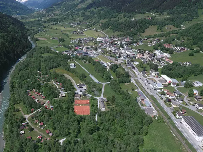 Aussicht Camping Campadi Trun