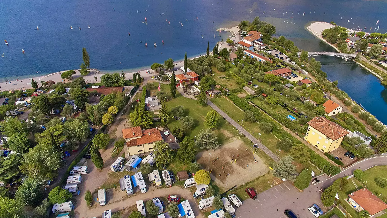 Widok Camping Camperstop Torbole