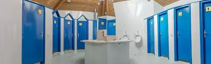 Sociální zařízení Camping Cantolagua