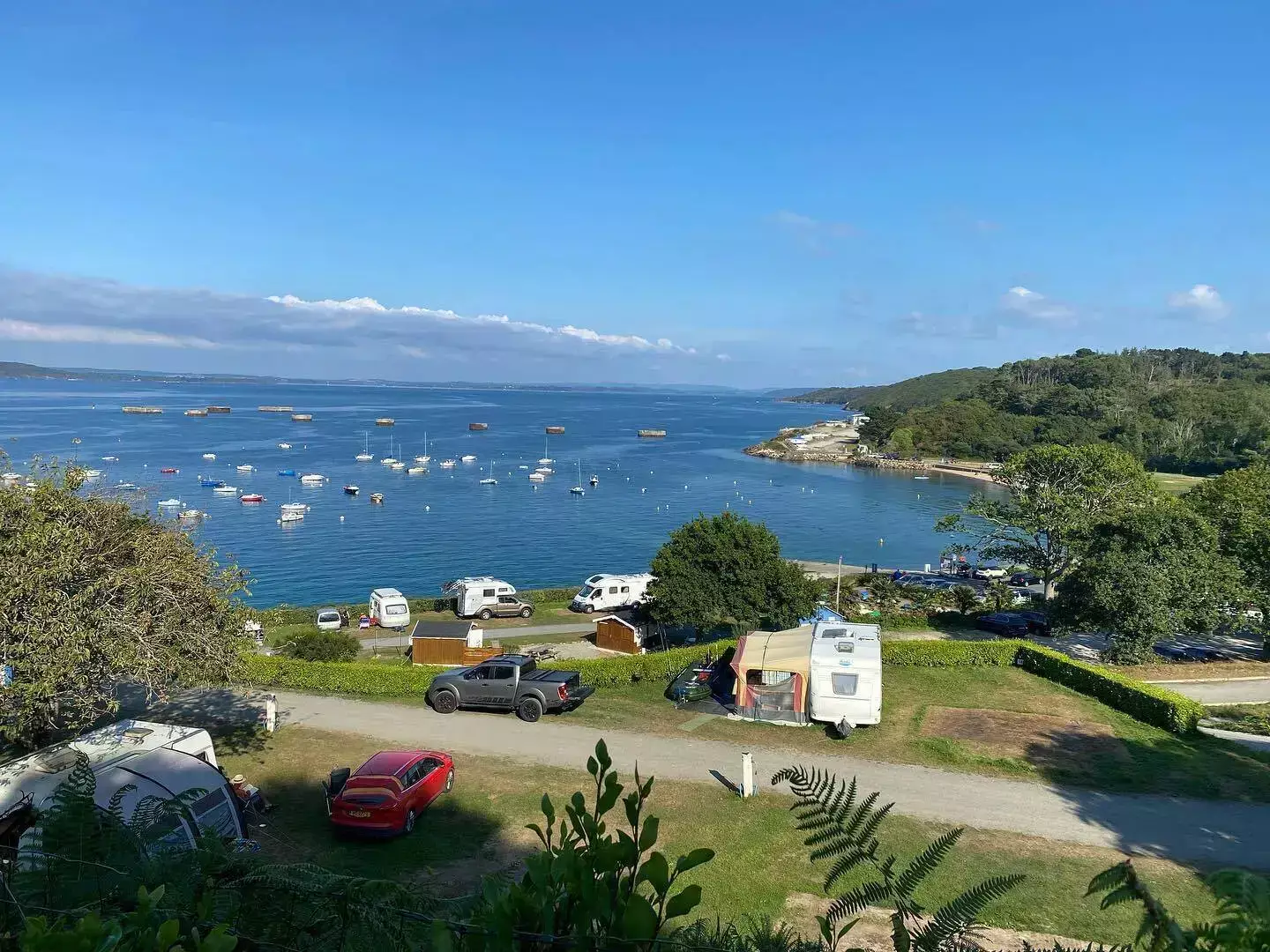 Placeringsoversigt Camping Cap-Ouest