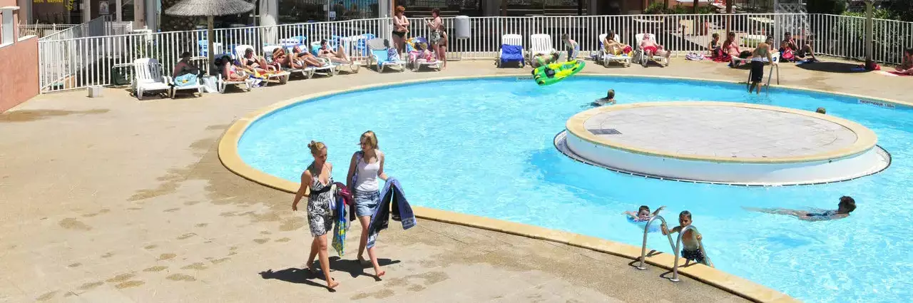 Svømmepøl Camping Capfun Ile des Pêcheurs