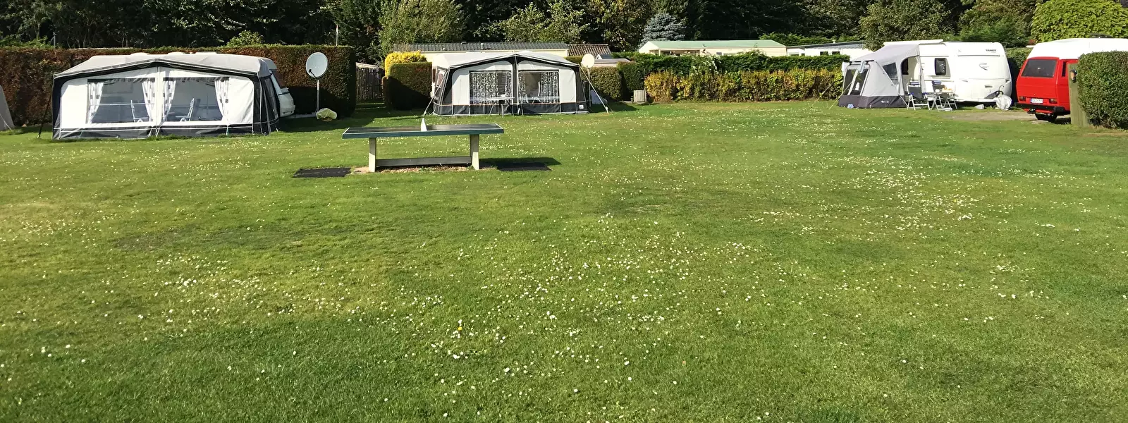Tent Camping Caravanpark Relaxing Crow