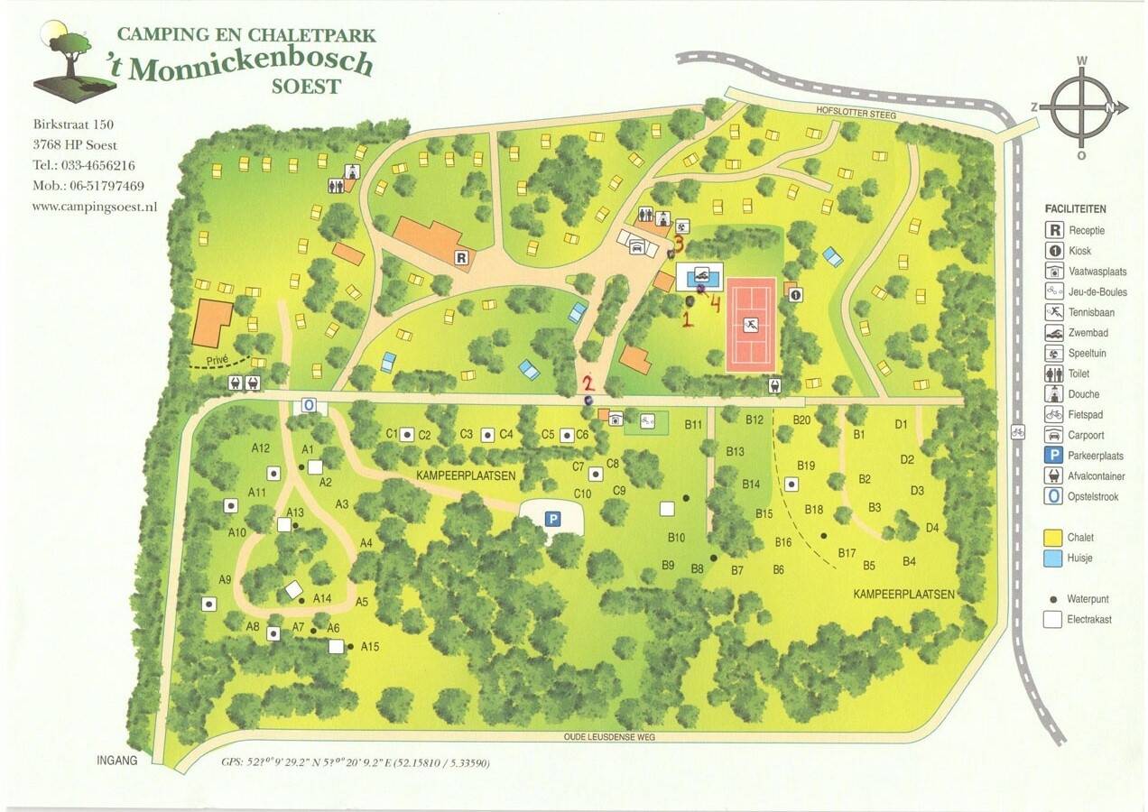 Camping & Chaletpark t Monnickenbosch in Soest, Netherlands (2024) | All  campings on JetCamp.com