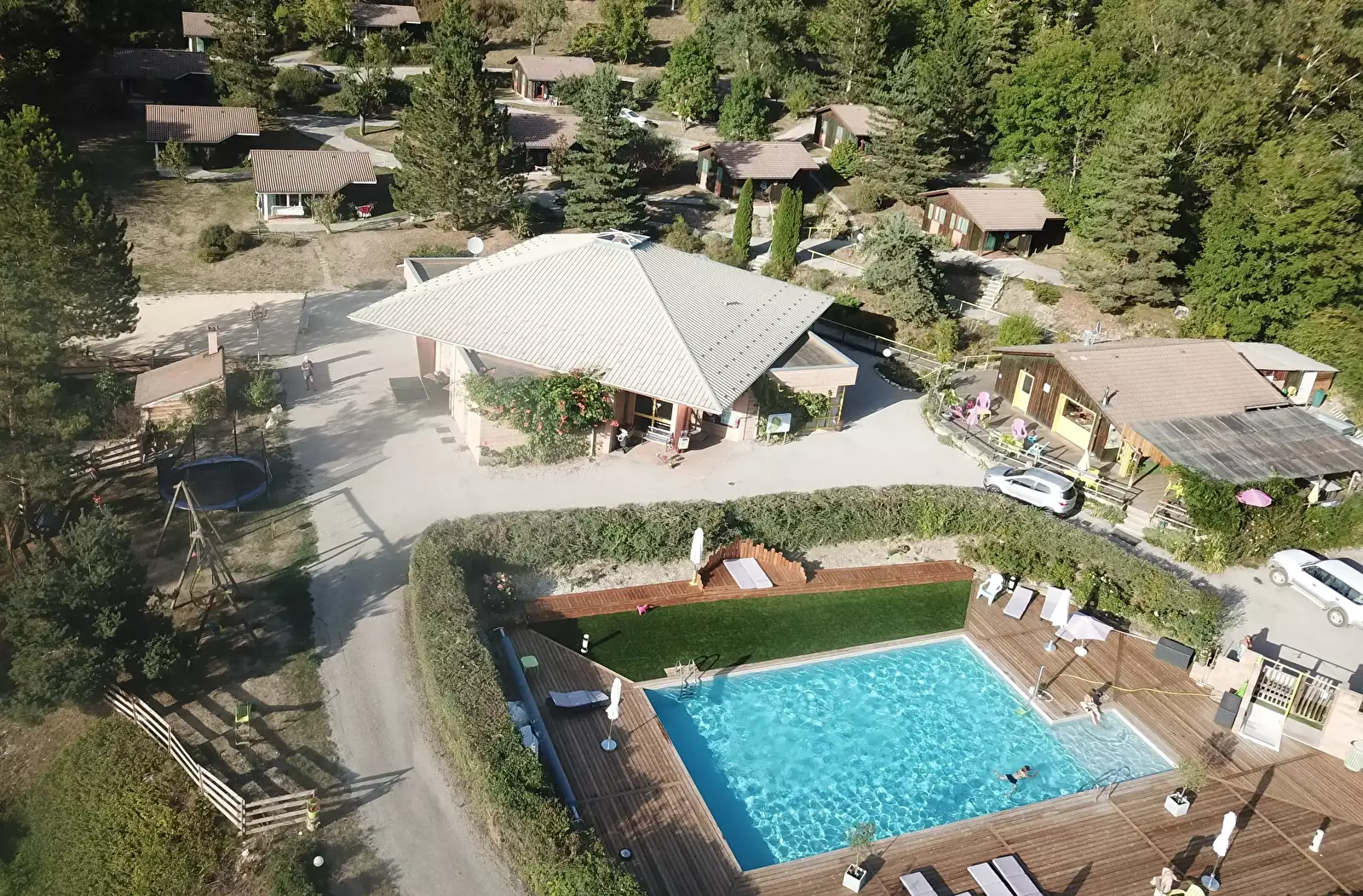 Pohled Camping Chanteduc