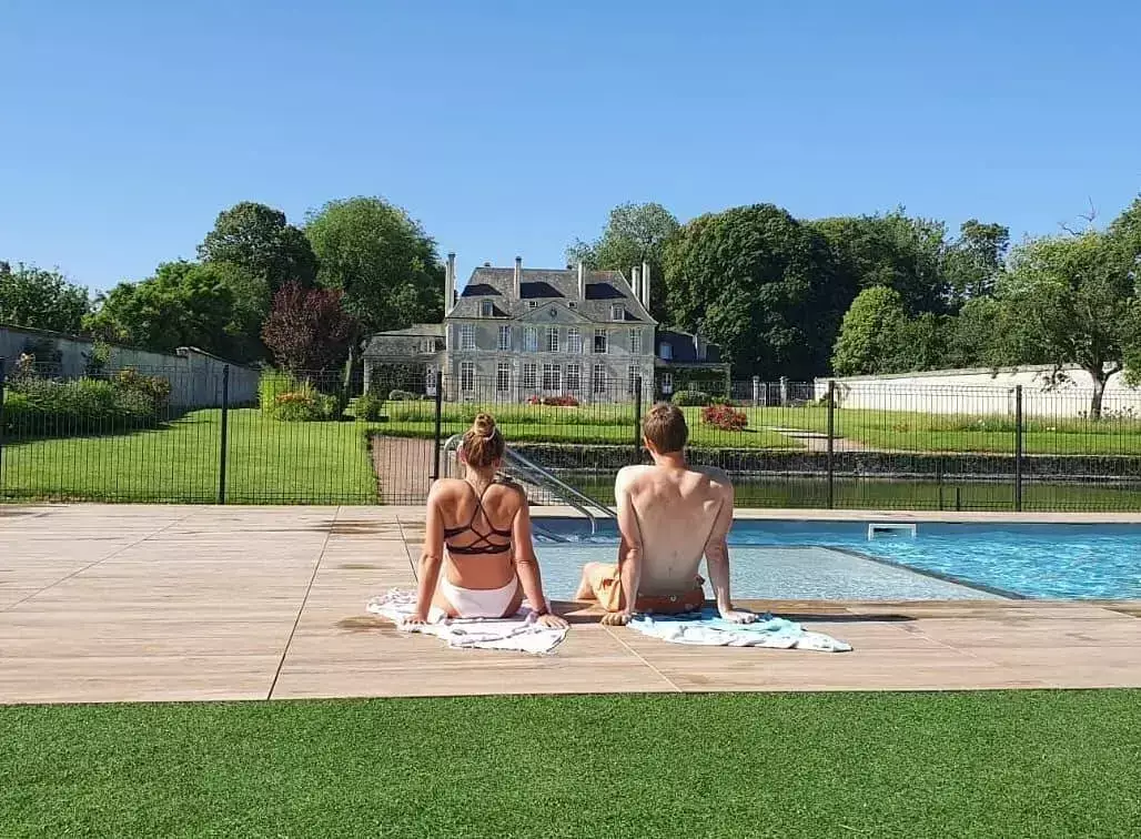 Zwembad Camping Chateau De Martragny