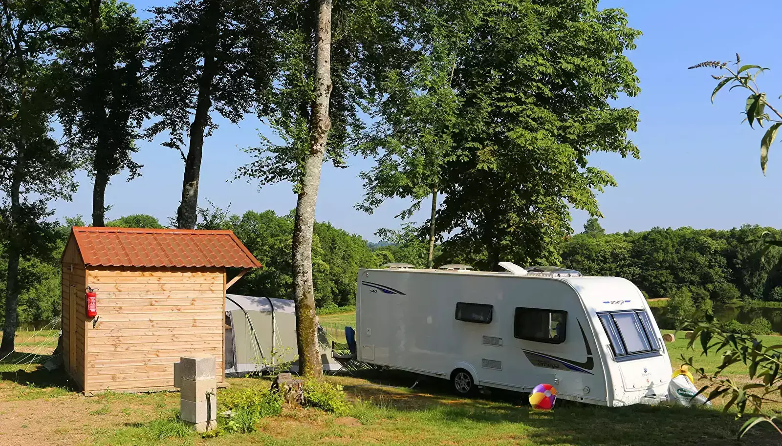 Servizi igienici privati Camping Château Le Verdoyer