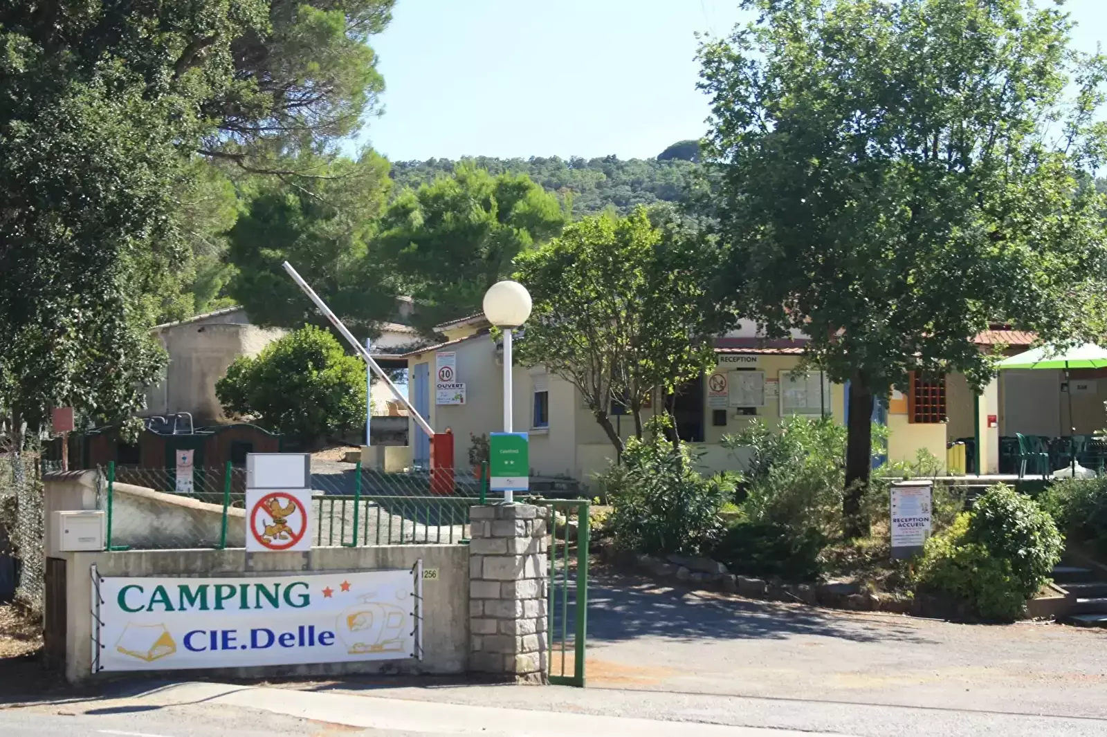 Entrance Camping C.I.E. Delle