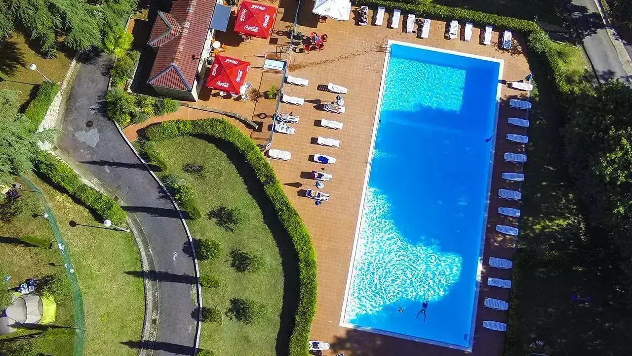 Vista Camping Colleverde Siena