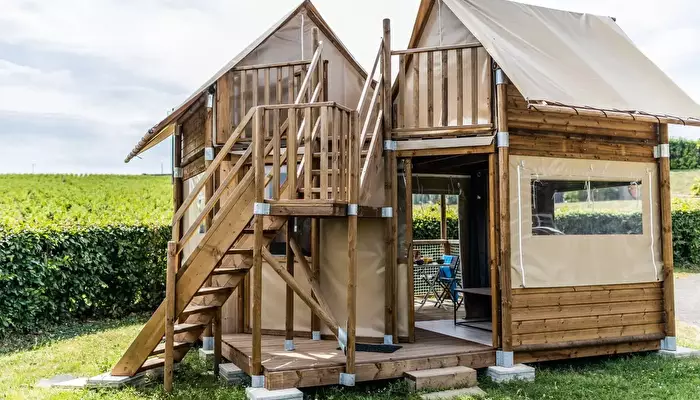 Camping de la Grappe Fleurie.