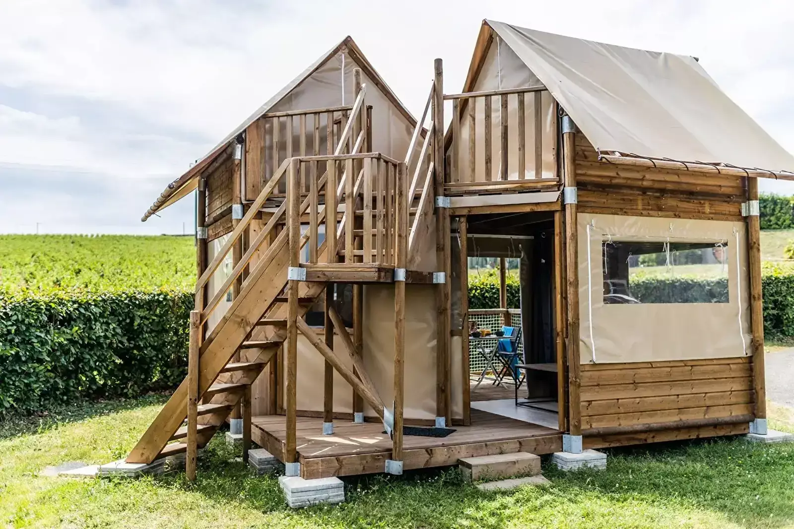 Glamping Camping de la Grappe Fleurie