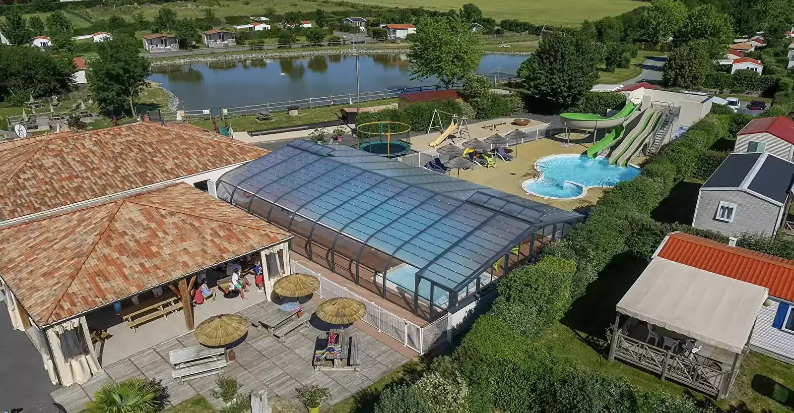 Uitzicht Camping De La Motte