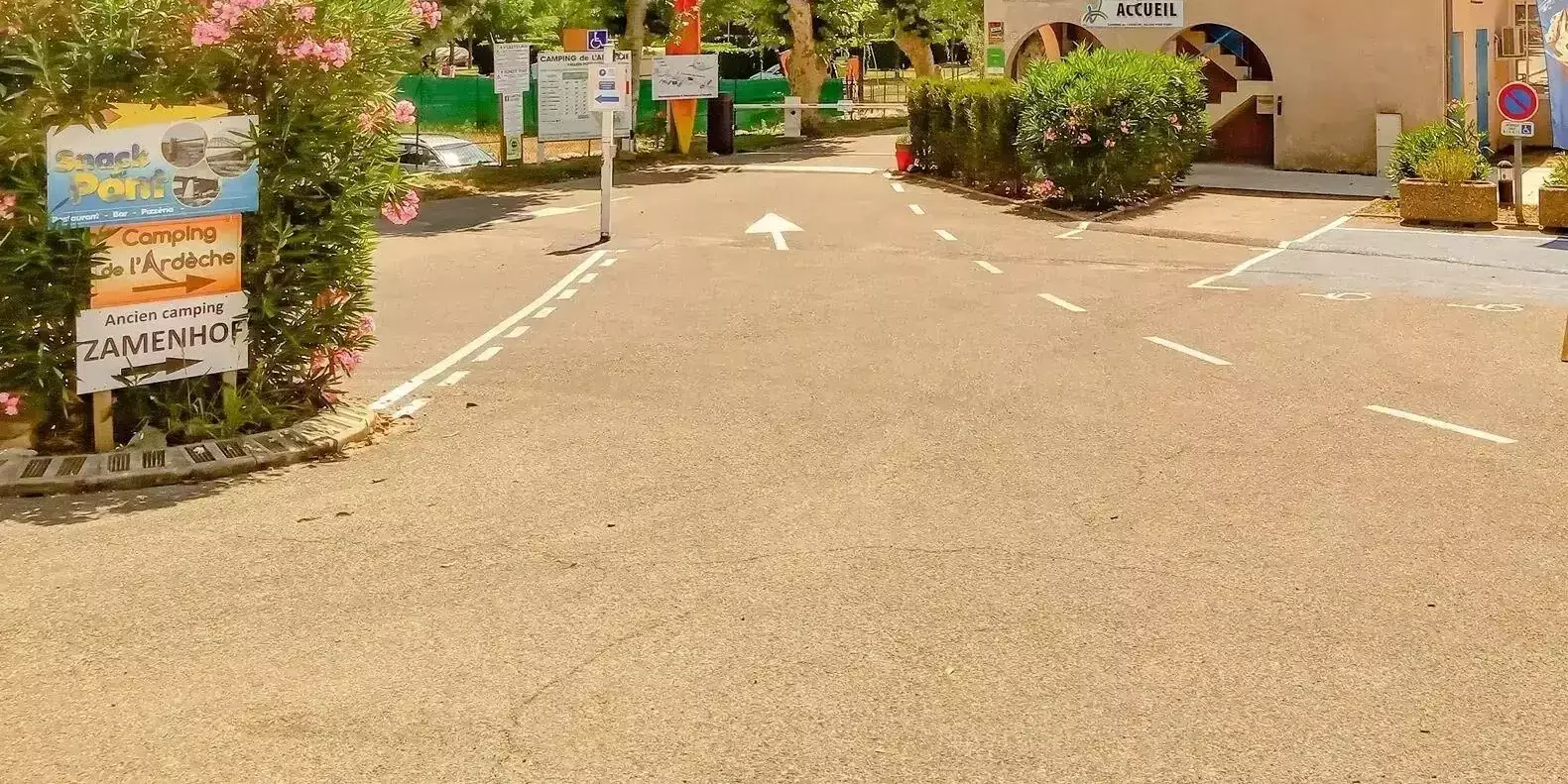 Ingresso Camping de l’Ardèche