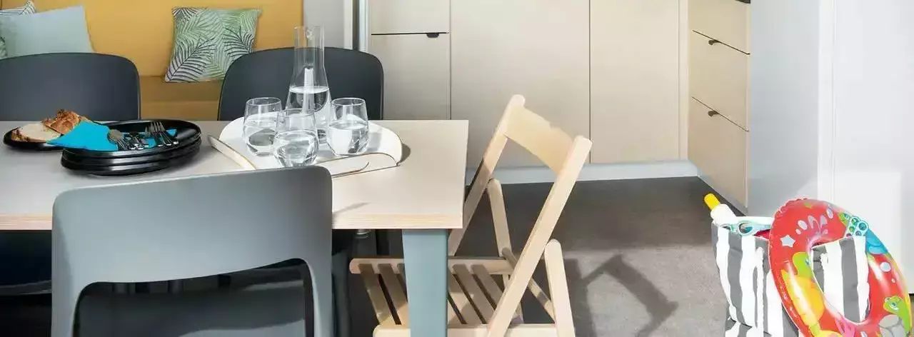 Interieur accommodatie Camping de Rouffiac