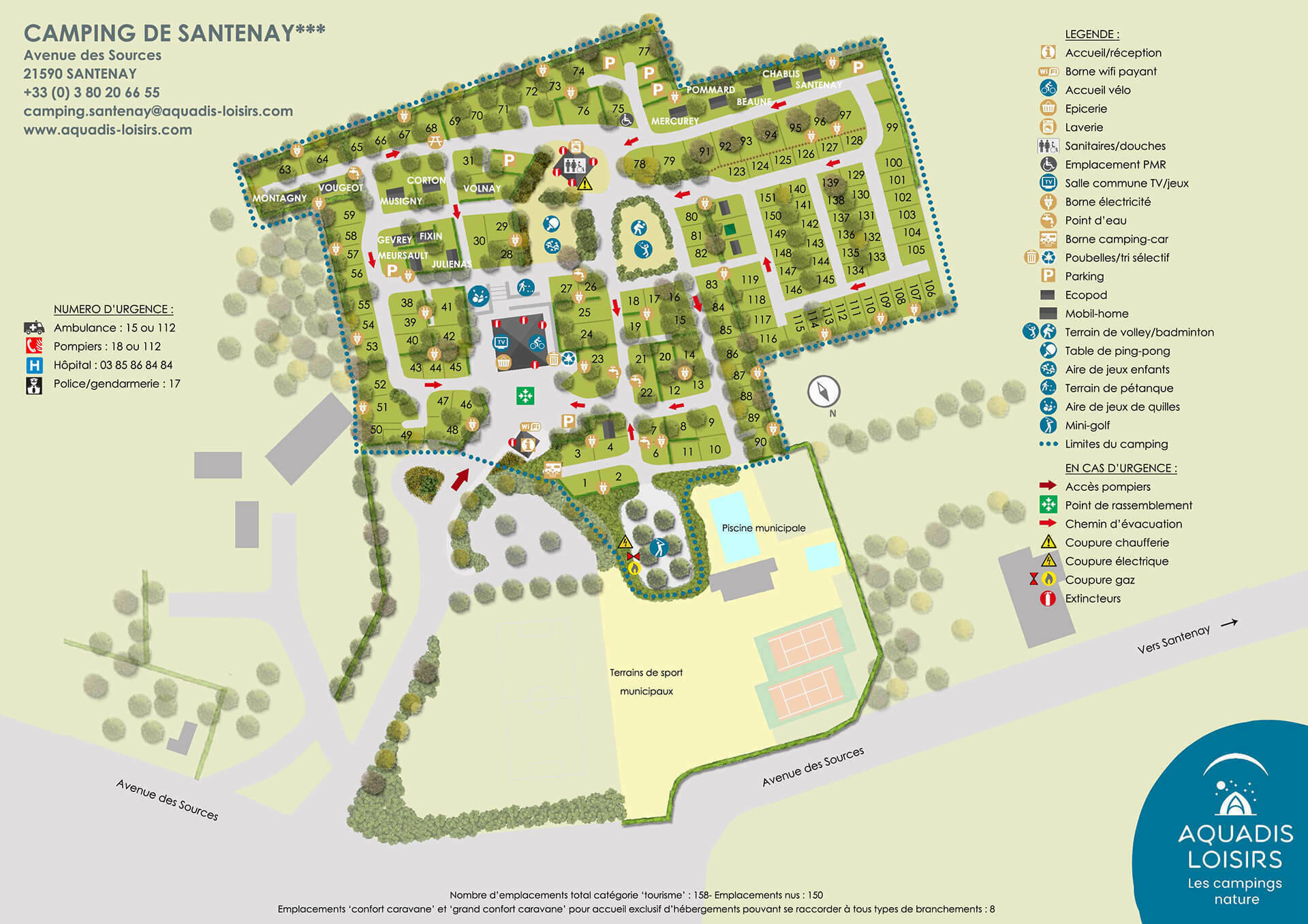 Camping De Santenay Aquadis Loisirs Avis Camping de Santenay - Aquadis in Santenay, France (2023) | Book your camping  on JetCamp.com