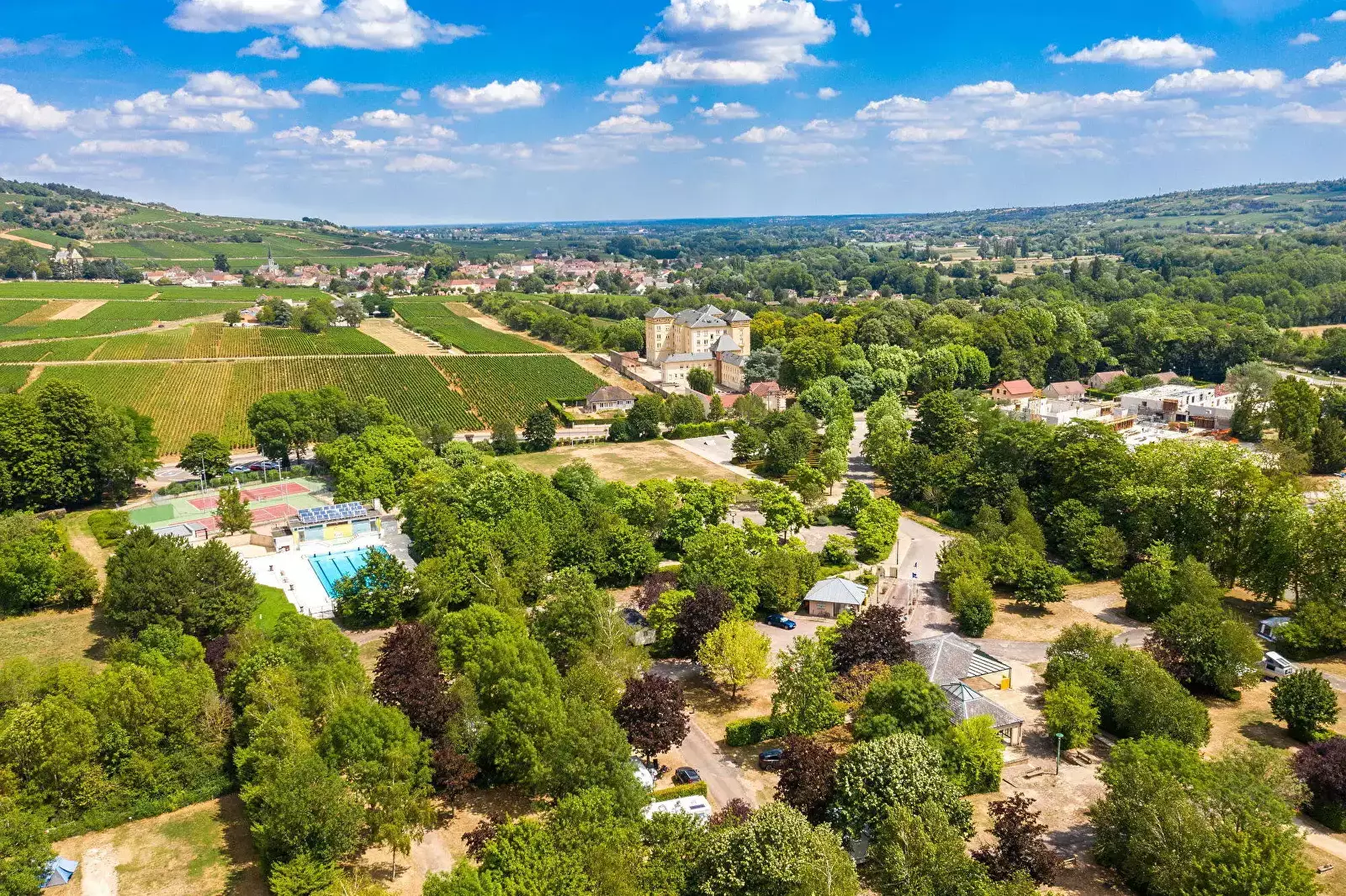 Panoramica Camping de Santenay - Terracamps